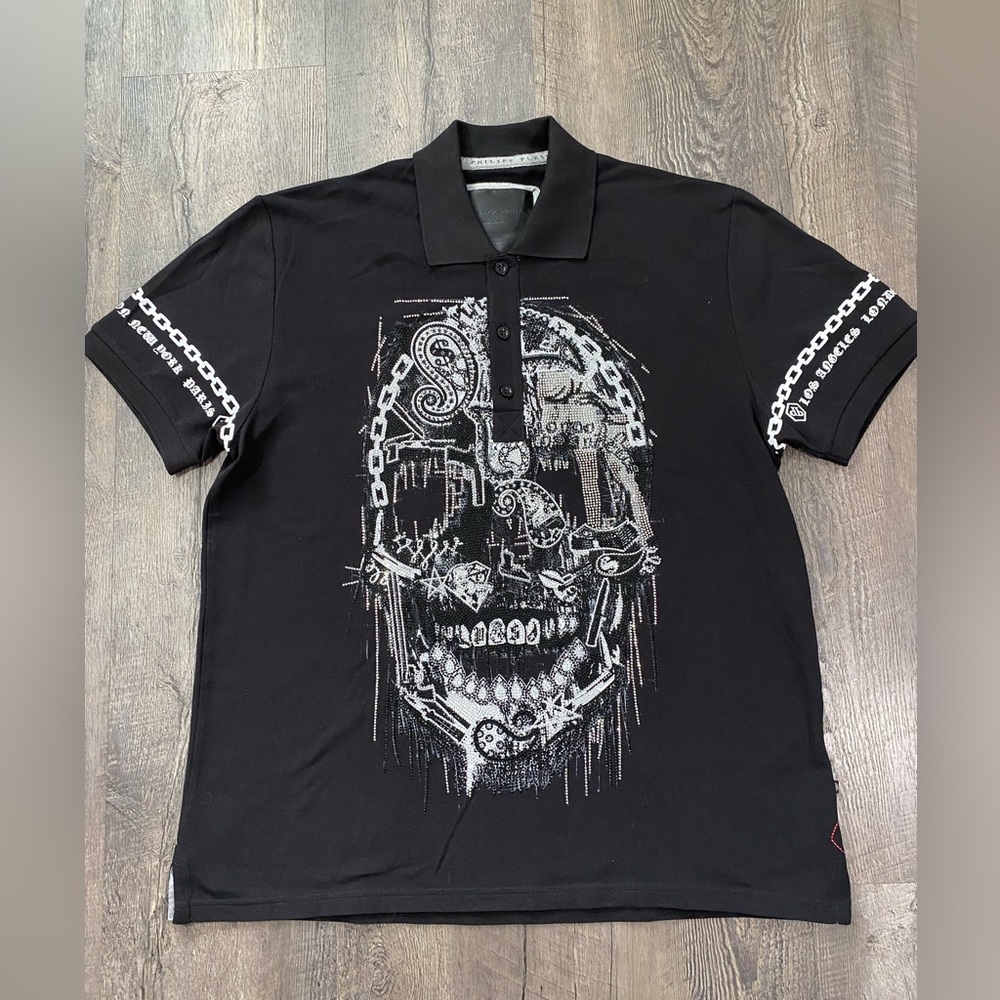 PHILIPP PLEIN Skull Polo Shirt
